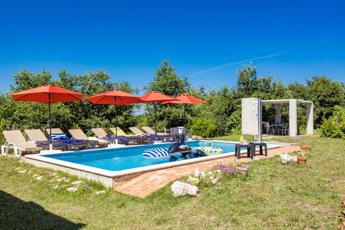 Exterior, Villa Mina Orihi with pool, Istria, Croatia Orihi