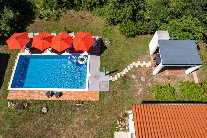 Exterior, Villa Mina Orihi with pool, Istria, Croatia Orihi