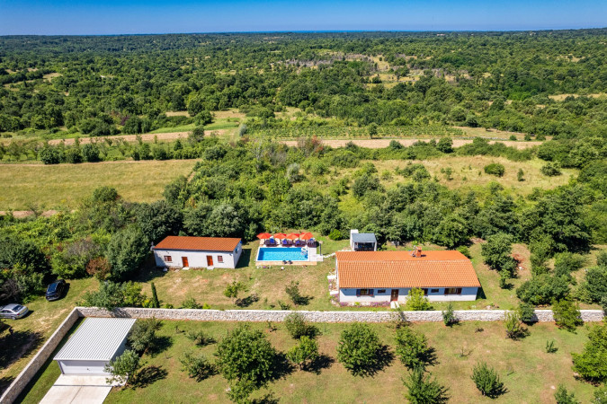 Exterior, Villa Mina Orihi with pool, Istria, Croatia Orihi