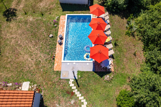 Exterior, Villa Mina Orihi with pool, Istria, Croatia Orihi
