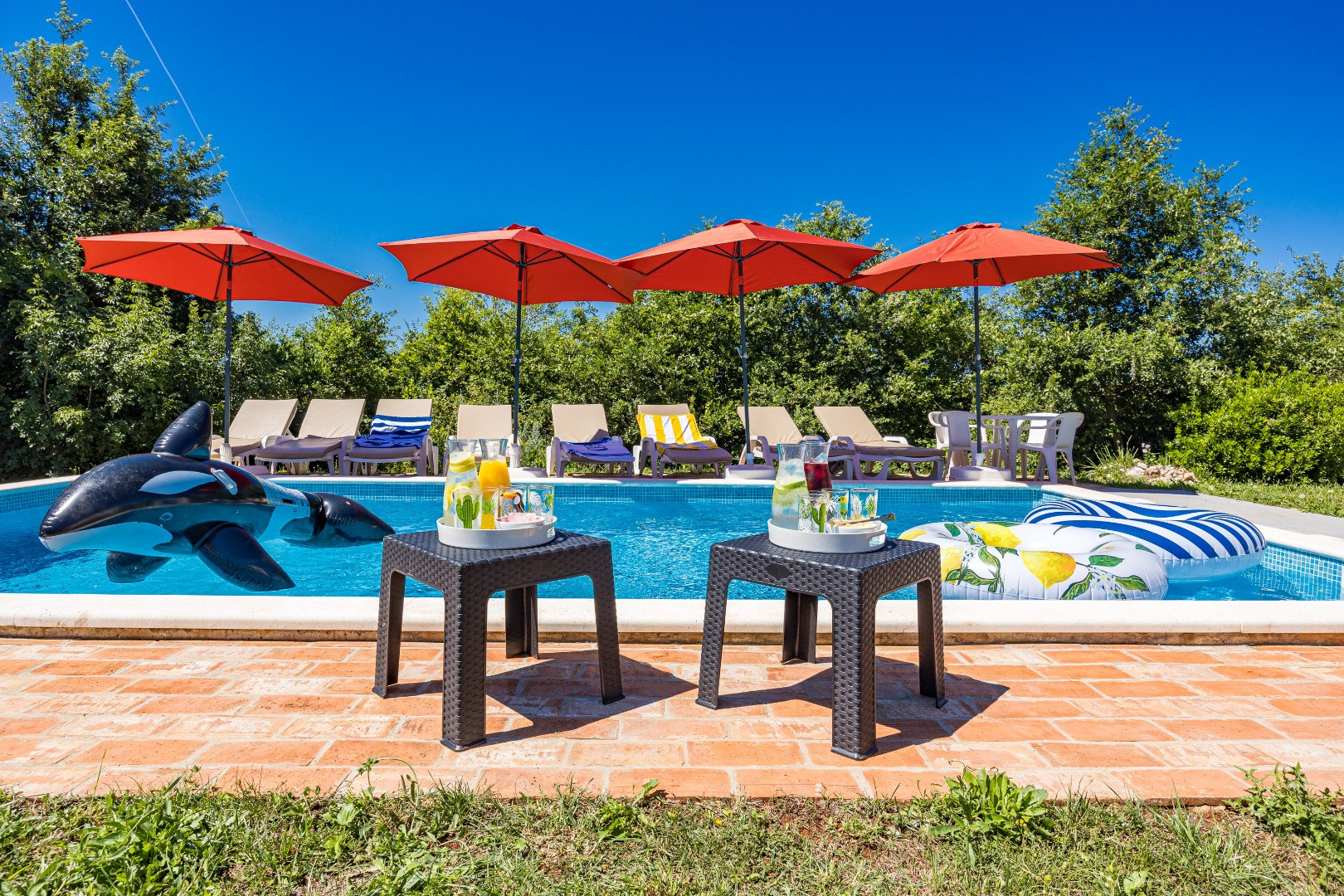 Rest for the soul and body - Perfect villa with a pool at the edge of the village, Villa Mina Orihi with pool, Istria, Croatia Orihi